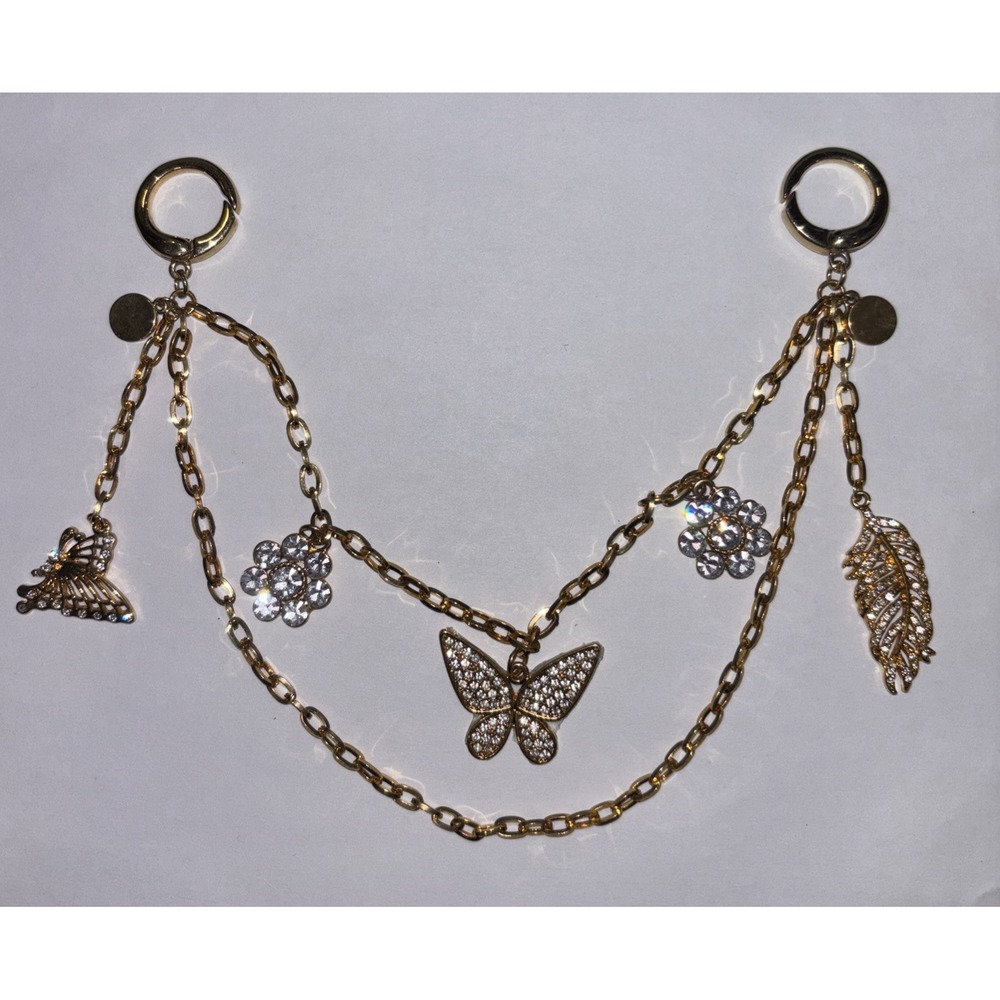 Vintage Premier Designs PA Butterfly Handbag Charm Swag‎ Fly Without Strings